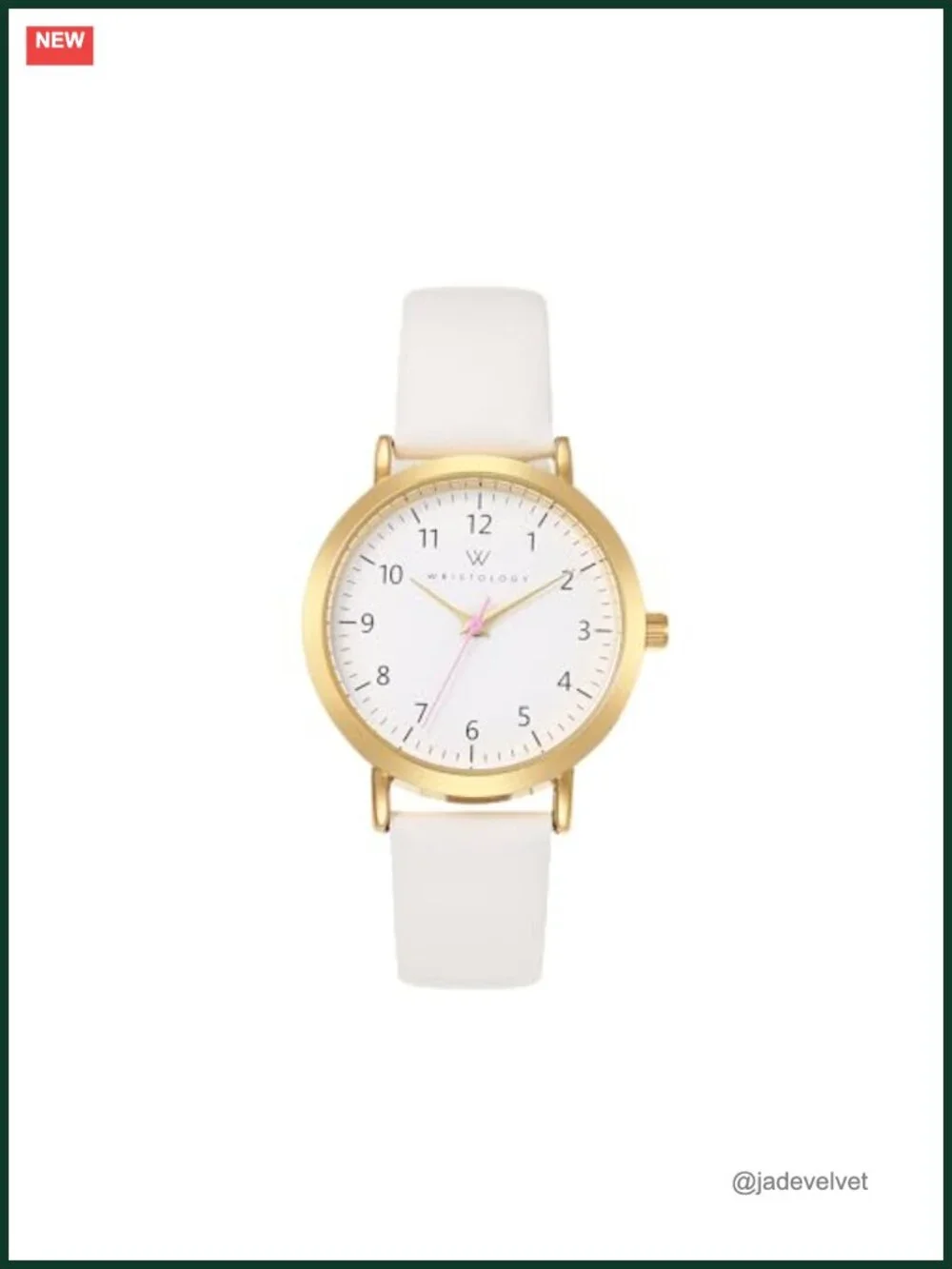 Womens Nurse Watch Genuine Leather Strap Easy Read Analog Second Hand
